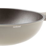 Tigaie tip WOK Sambonet Silver Force 28cm 4.1 litri inductie, Sambonet