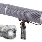 Pachet Rycote modular WS 6 kit protectie microfon + Audio-Technica AT8035 Microfon profesional shotgun