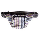 Borseta unisex alb-mov, Orient Maya