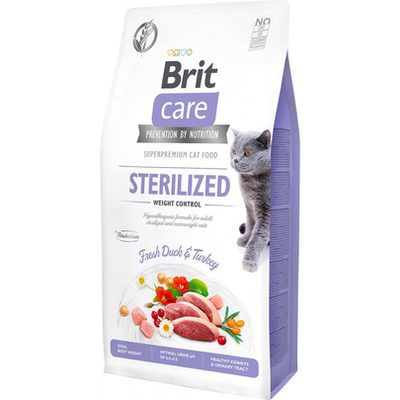 Hrana uscata pentru pisici Brit Care GF Sterilized Weight Control 2 kg, Brit Care