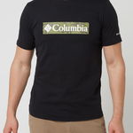 Tricou simplu, cu imprimeu, negru, barbati, Columbia, Columbia