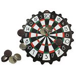 Jocuri in aer liber / Joc Mini Darts Magnetic Bottle Cap Global, 24 cm
