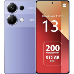 Telefon Mobil Xiaomi Redmi Note 13 Pro 4G, Dual SIM, 512GB, 12GB RAM, 4G, Lavender Purple