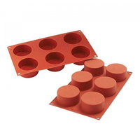 Forma Silicon Cilindru Ø7xH3.5 cm, 6 cavitati (SF127)