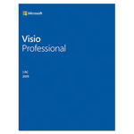 Microsoft Visio 2019 Professional, Box, Medialess, Microsoft