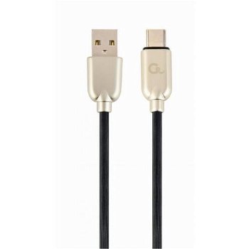 Cablu alimentare si date Gembird, USB 2.0 (T) la USB 2.0 Type-C (T), 2m, Negru, CC-USB2R-AMCM-2M