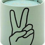 Lumanare in suport ceramic: Lavanda. Peace, -