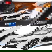 Masinuta cu telecomanda, Rastar, BMW i8, 1:14, Alb, Rastar