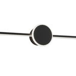 Aplica neagra LED pentru oglinda 60CM APP849-1W, Toolight