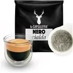 Cafea Nero, 100 paduri compatibile ESE44, La Capsuleria