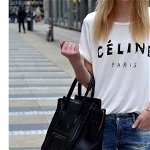 Tricou Celine Paris - Alb la doar 68 RON in loc de 140 RON, RBY Trends Fashion
