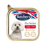 BUTCHER'S Pro Series Teeth & Bones, XS-S, Vită și Vânat, tăviță hrană umedă câini, sensibilități dentare, (pate), 150g, Butcher's