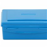 Cutie albastră din plastic pentru depozitare 19 x 15 x 7 cm, 0