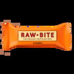 Baton fara gluten, Cashew bio, 50 g, Raw Bite, RAW BITE