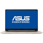 Ultrabook ASUS 15.6'' VivoBook S15 S510UQ, FHD, Procesor Intel® Core™ i7-8550U (8M Cache, up to 4.00 GHz), 8GB DDR4, 1TB, GeForce 940MX 2GB, Endless OS, Gold Metal