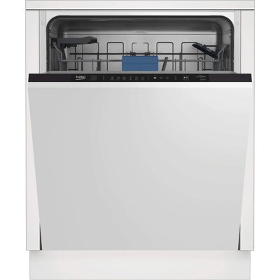 Masina de spalat vase Beko BDIN16435 - Masina de Spalat Vase Complet Incorporabila, 14 seturi, 60 cm, Clasa D, Motor Inverter, SelfDry