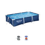 Piscina cu cadru metalic Bestway, 300 x 201 cm, H 66 cm, capacitate 3.3 m³