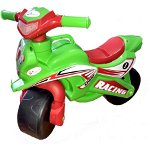 Motocicleta de impins MyKids Racing 0139/5 Verde/Rosu, 