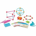 Set constructie - Forme 3D, Learning Resources, 6-7 ani +, Learning Resources