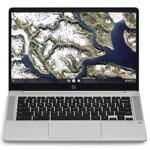 Laptop HP ChromeBook 14A-NA0031, cu procesor Intel Pentium Silver N5000 1.10 Ghz pana la 2.70GHz, 4GB DDR4, 64GB eMMC, 14 Inch, Webcam, Chrome OS