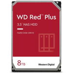 HDD WD Red Plus 8TB SATA 6Gb/s 3.5inch 128MB Cache 5400RPM, Western Digital