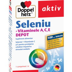 Doppelherz Aktiv Seleniu + Vitaminele A, C, E Depot 30 Comprimate, Doppelherz Queisser Pharma