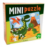 Mini puzzle de buzunar - dinozaur, WinsHolland