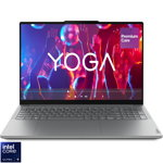 Ultrabook Lenovo 16'' Yoga Pro 9 16IMH9, 3.2K IPS 165Hz Touch, Procesor Intel® Core™ Ultra 9 185H (24M Cache, up to 5.10 GHz), 32GB DDR5X, 1TB SSD, GeForce RTX 4050 6GB, Win 11 Home, Luna Grey, 3Yr Onsite Premium Care, Lenovo