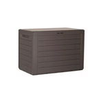 Lada depozitare de gradina, maro inchis, 78x44x55 cm, Woodebox, Prosperplast