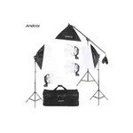 Kit 3 softbox cu geanta transport, macara, soclu de 4 becuri plus 12x bec 150W, OEM