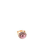 Inel placat cu Aur roz de 24K, cu cristale Swarovski, Antigua | 7023-395121RG, Roxannes - Mariana Jewellery