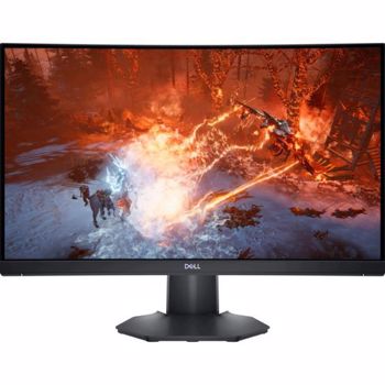 Monitor Gaming Curbat Dell LED VA 23.6'', Full HD, 165Hz, 1ms, FreeSync Premium, Display Port, HDMI, 99% Srgb, S2422HG