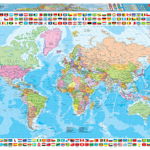 Puzzle cu 1500 de piese - Harta politică a lumii