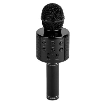 Microfon karaoke fara fir i-JMB, port USB, card TF, acumulator 1200 mAh, i-JMB