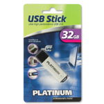 Memorie usb stick 2.0 32gb platinum, 