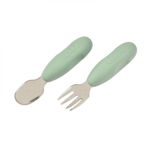 Set tacamuri inox Beaba Sage Green, Beaba