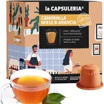 Ceai de musetel cu miere si portocale, 10 capsule compatibile Nespresso, La Capsuleria, La Capsuleria