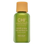 CHI Naturals with Olive Oil Olive & Silk Hair and Body Oil ulei pentru păr si corp 15 ml, CHI