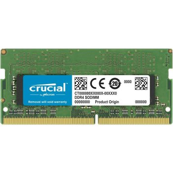 8GB, DDR4, 3200MHz, CL22, 1.2v, Crucial
