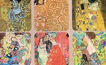 Set 6 suporturi pahare: Gustav Klimt, -