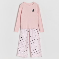 Reserved - Pijama din două piese - roz-pastel, Reserved Reserved - Pijama din două piese - roz-pastel, Reserved