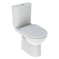 Set vas WC stativ, Geberit, Selnova, cu rezervor și capac, alb, 