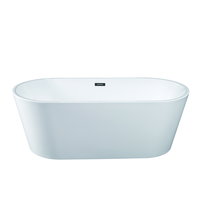 Cada freestanding, Florida, Denisa P-170, ovala, cu instalatie completa, alb