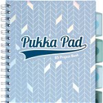 Pukka Pad Project Book Glee B5/200 carouri albastru deschis (3 buc), Pukka Pad