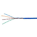 Cablu Shrack U/UTP HSEKU424P1 Cat.5e, 4x2xAWG24/1, PVC, Eca, albastru, cutie 305m, Schrack