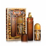 Set Cuba Jungle Tiger for Women, apa de parfum 100 ml + Roll On 50 ml, femei, Cuba Perfumes