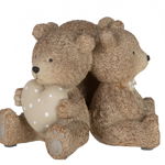 Figurina Teddy 3parts, Rasina, Maro, 16x16x11 cm, Jolipa