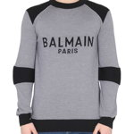 Balmain Jersey With Logo GREY, Balmain