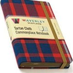 Hamilton Red: Waverley Genuine Tartan Cloth Commonplace Note, Paperback - Waverley Scotland
