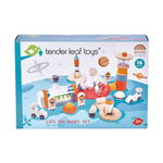 Set de joaca din lemn Tender Leaf Toys - Viata pe Marte, 16 piese